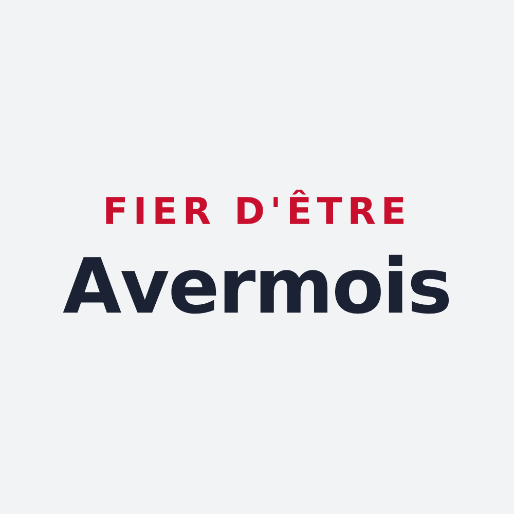 Poster « Fier d'être Avermois » — design pour Avermes