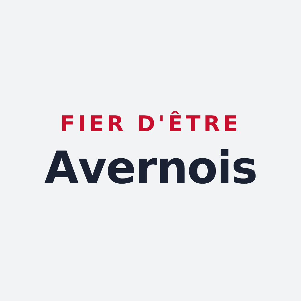Poster « Fier d'être Avernois » — design pour Avernes