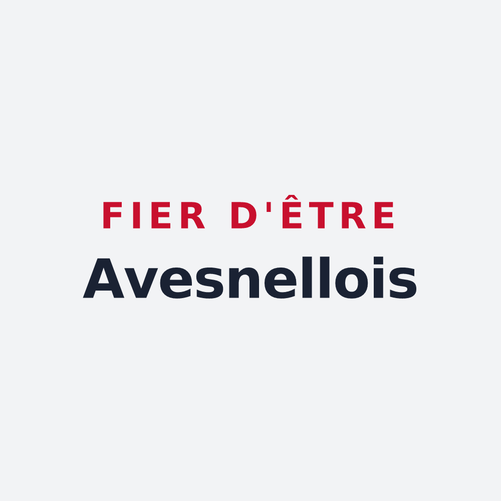 Poster « Fier d'être Avesnellois » — design pour Avesnelles