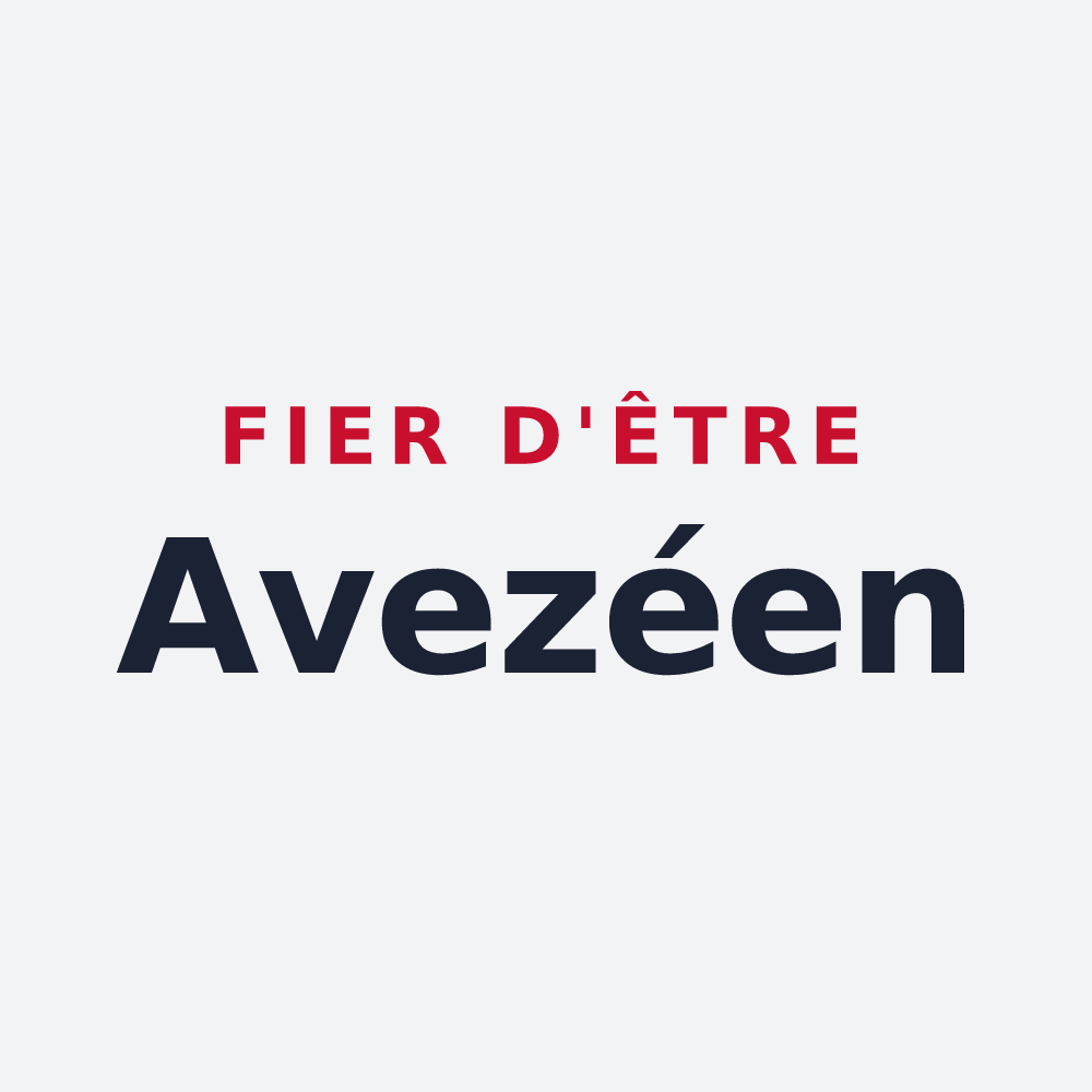 Poster « Fier d'être Avezéen » — design pour Avezé