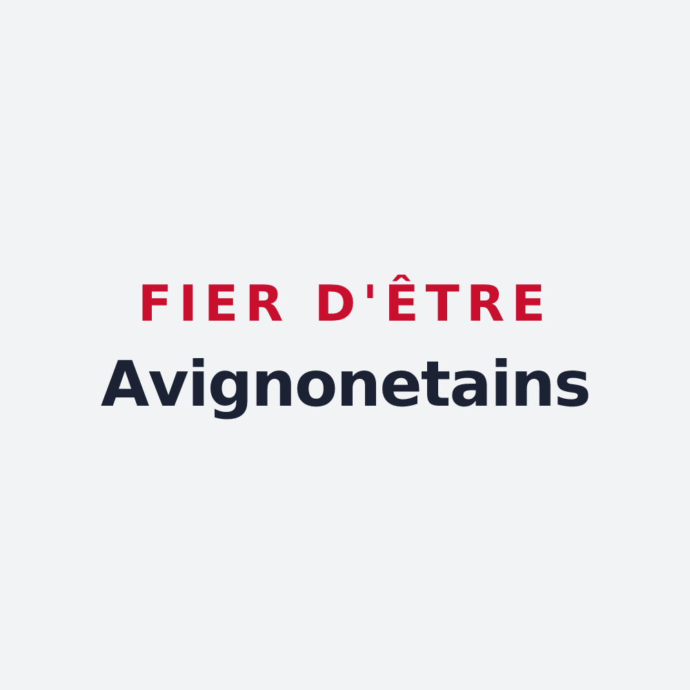 Poster « Fier d'être Avignonetains » — design pour Avignonet-Lauragais