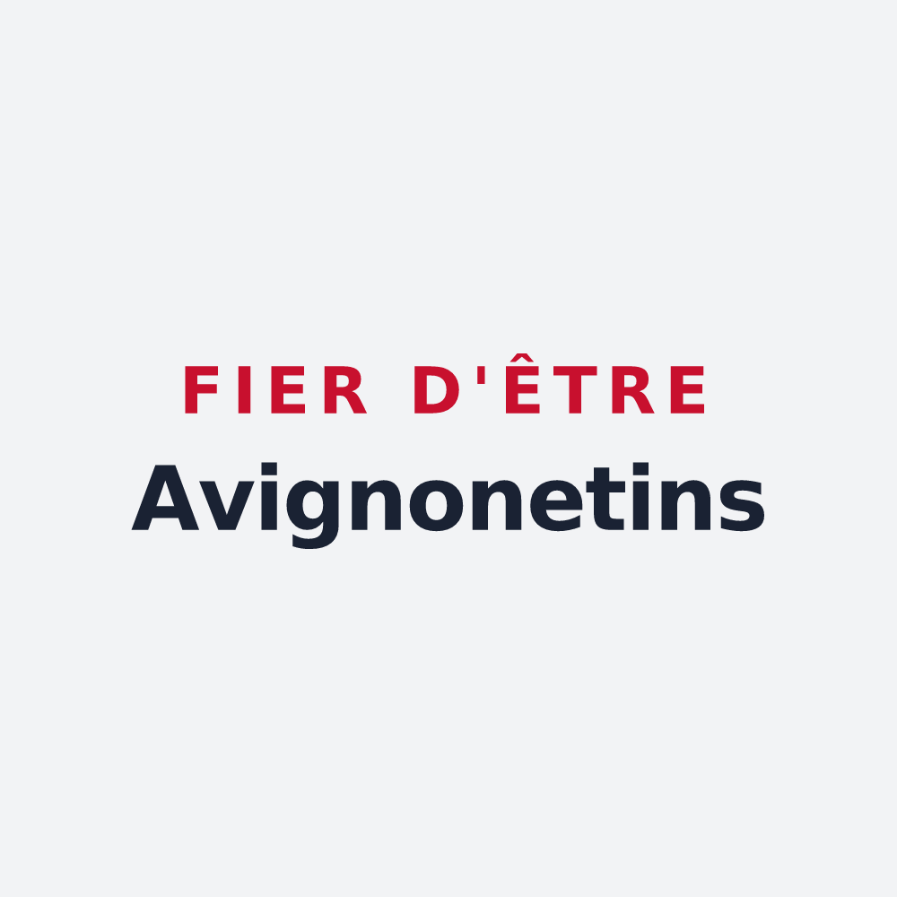 Poster « Fier d'être Avignonetins » — design pour Avignonet