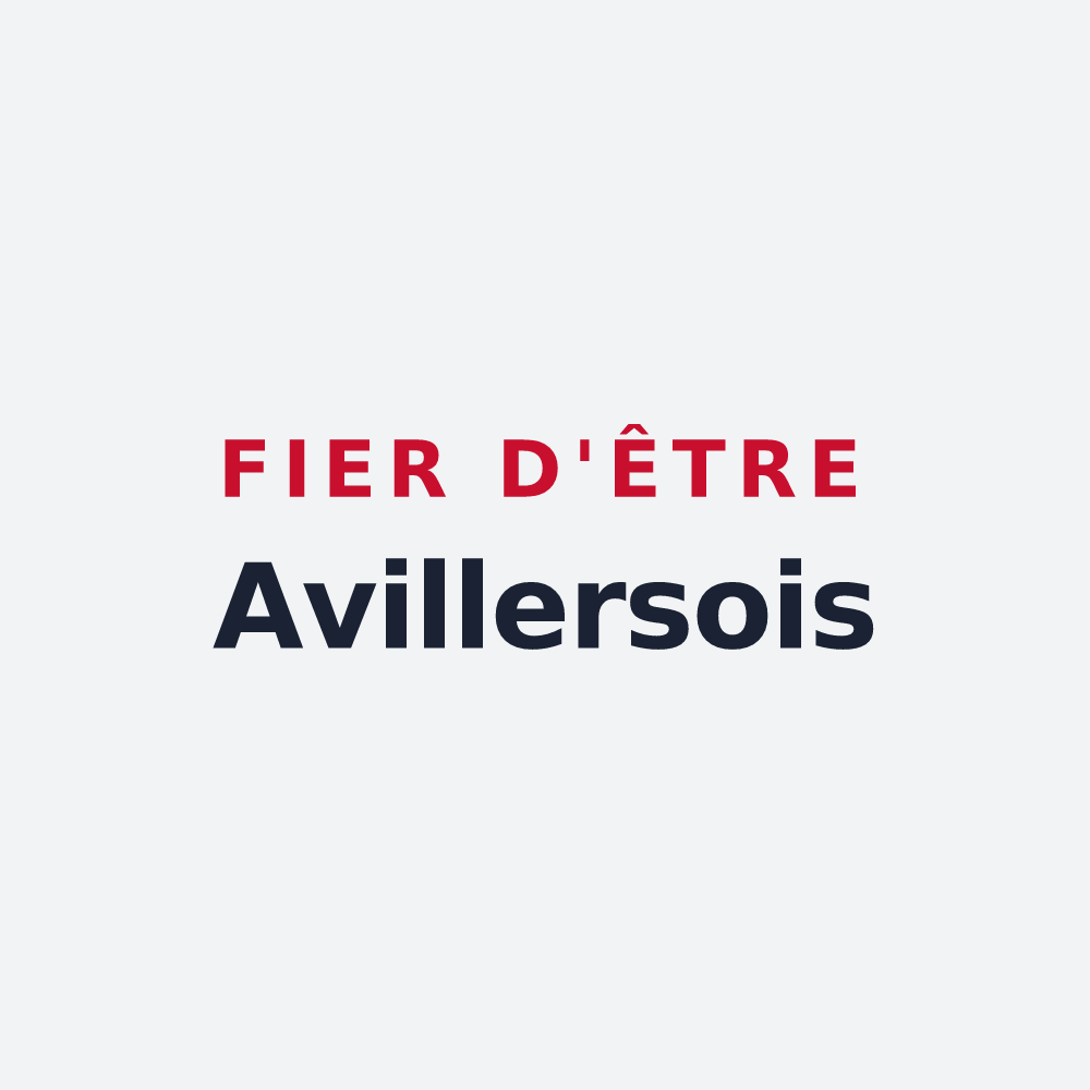 Poster « Fier d'être Avillersois » — design pour Avillers