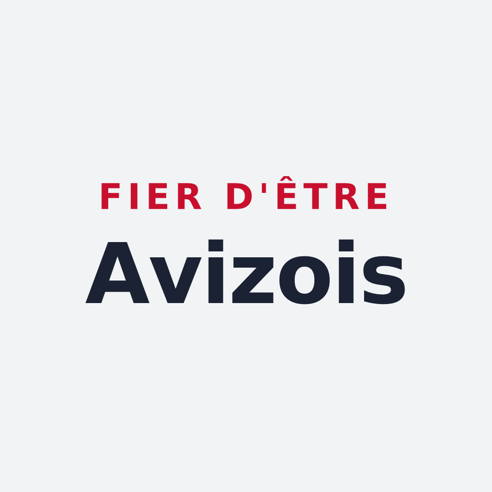 Poster « Fier d'être Avizois » — design pour Avize
