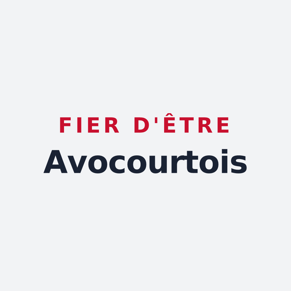 Poster « Fier d'être Avocourtois » — design pour Avocourt
