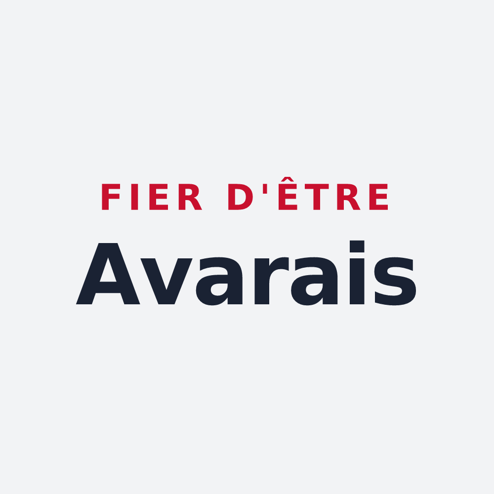 Poster « Fier d'être Avarais » — design pour Avord