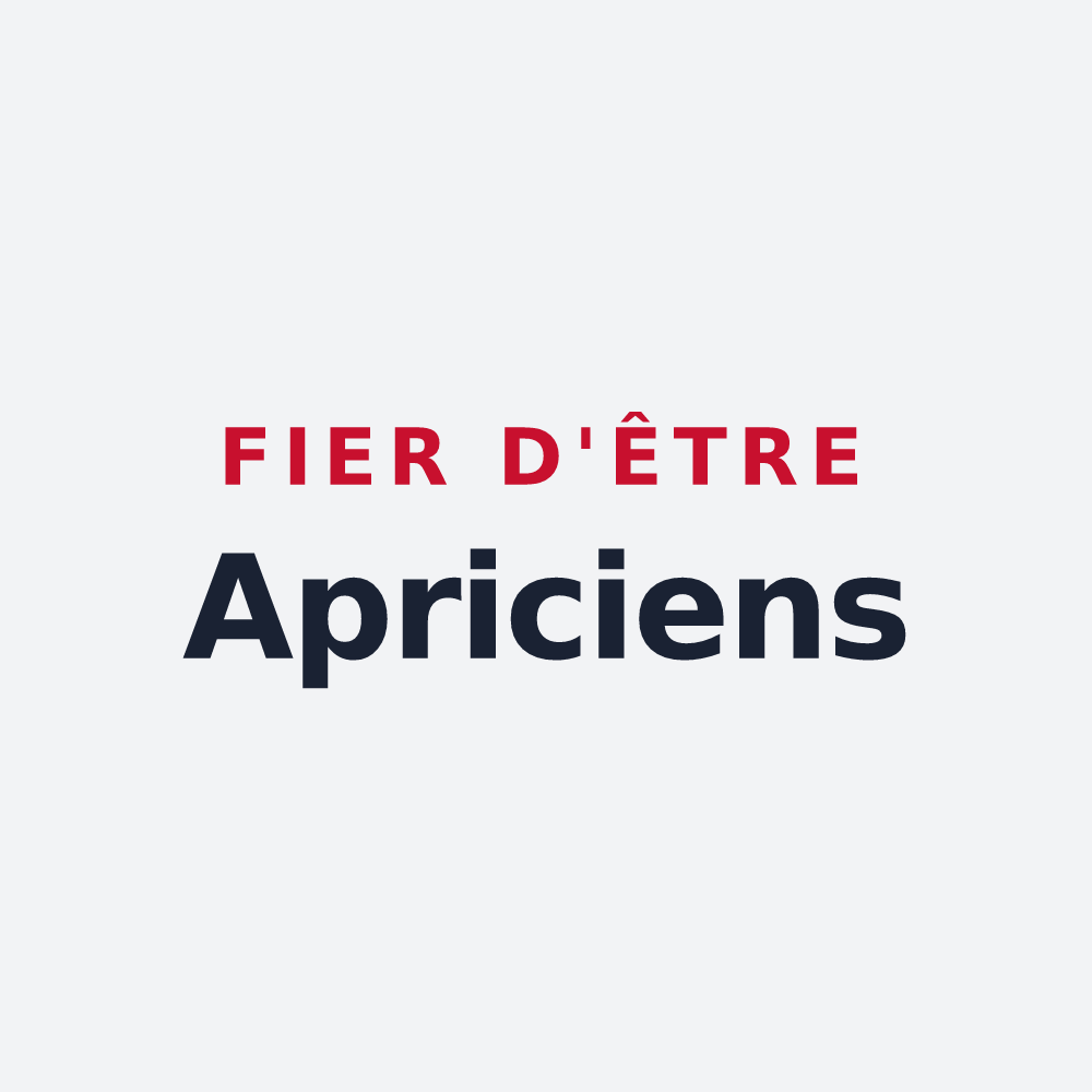 Poster « Fier d'être Apriciens » — design pour Avressieux