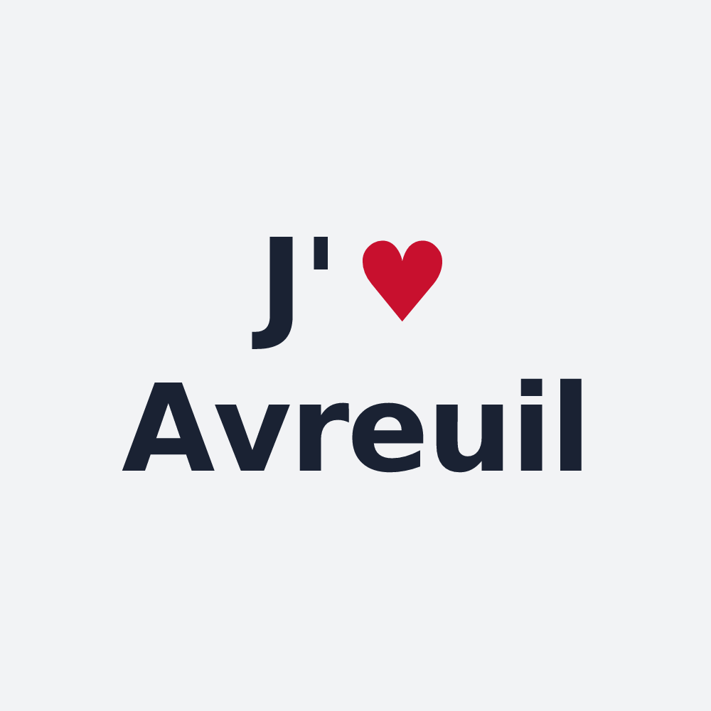 Poster personnalisé Avreuil — design J'aime Avreuil