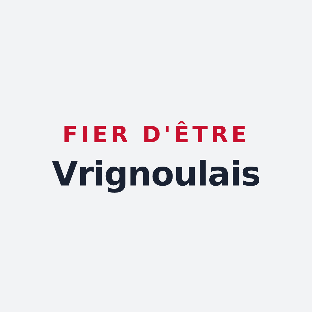 Poster « Fier d'être Vrignoulais » — design pour Avrigney-Virey