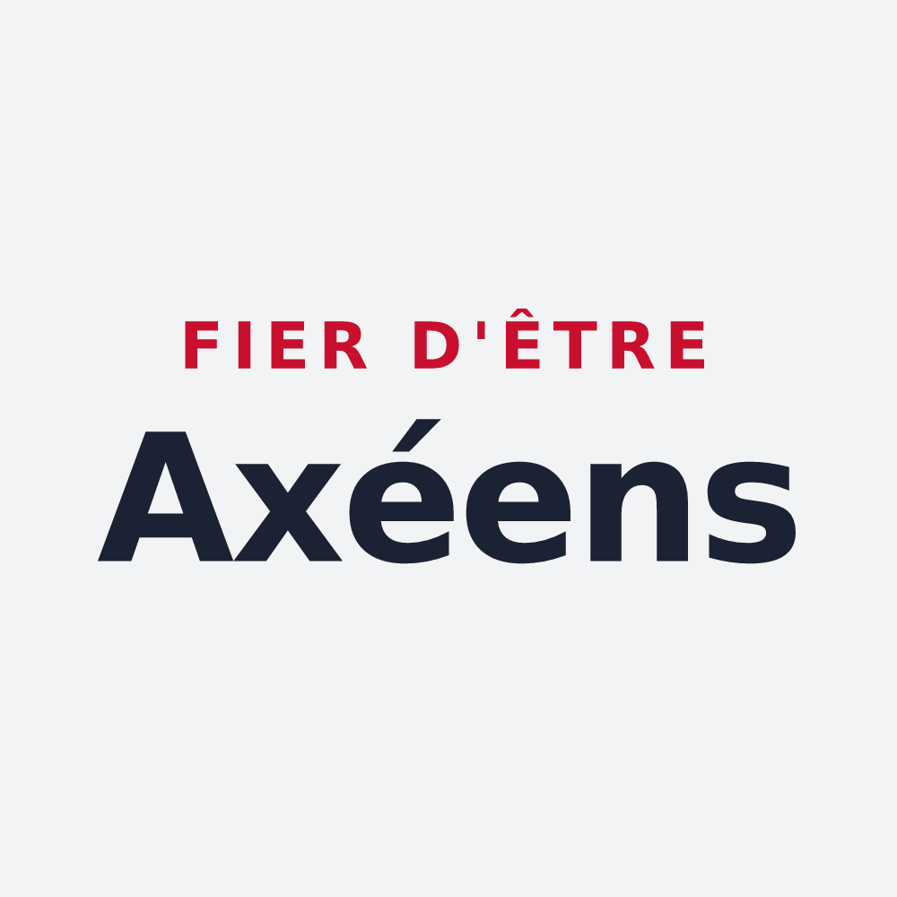 Poster « Fier d'être Axéens » — design pour Ax-les-Thermes