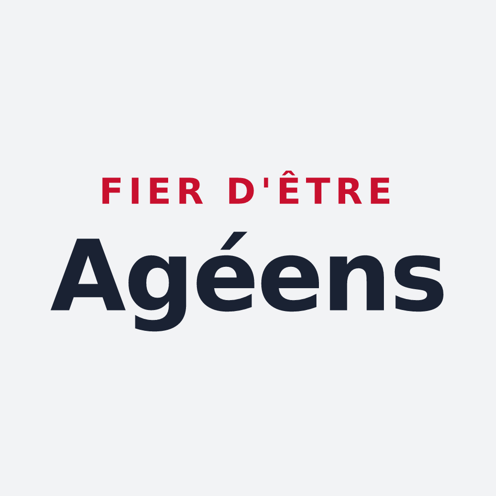 Poster « Fier d'être Agéens » — design pour Aÿ-Champagne