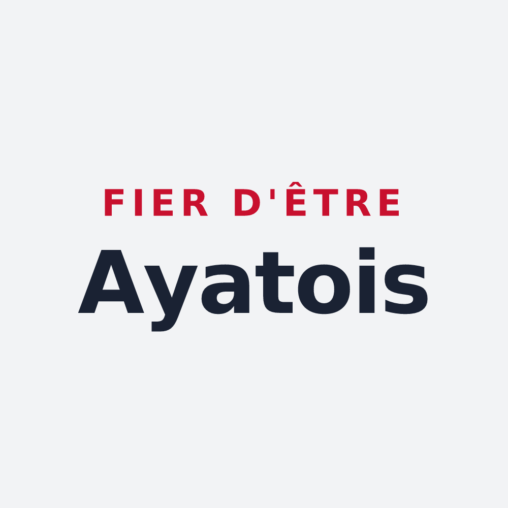 Poster « Fier d'être Ayatois » — design pour Ayat-sur-Sioule