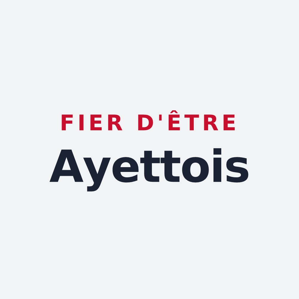 Poster « Fier d'être Ayettois » — design pour Ayette