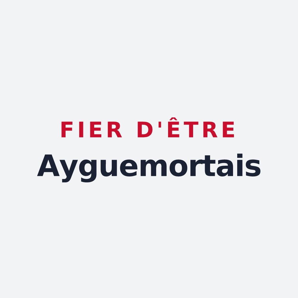 Poster « Fier d'être Ayguemortais » — design pour Ayguemorte-les-Graves