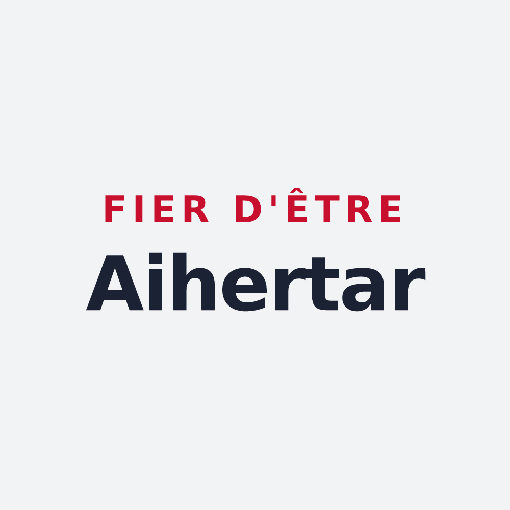 Poster « Fier d'être Aihertar » — design pour Ayherre