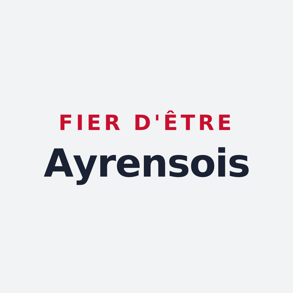 Poster « Fier d'être Ayrensois » — design pour Ayrens