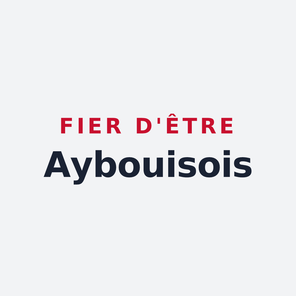 Poster « Fier d'être Aybouisois » — design pour Ayros-Arbouix