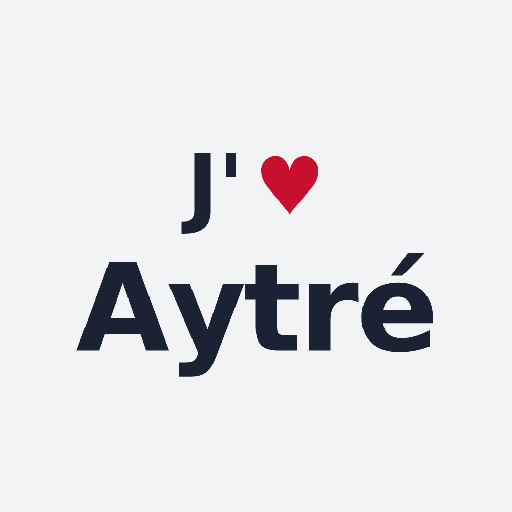 Poster personnalisé Aytré — design J'aime Aytré