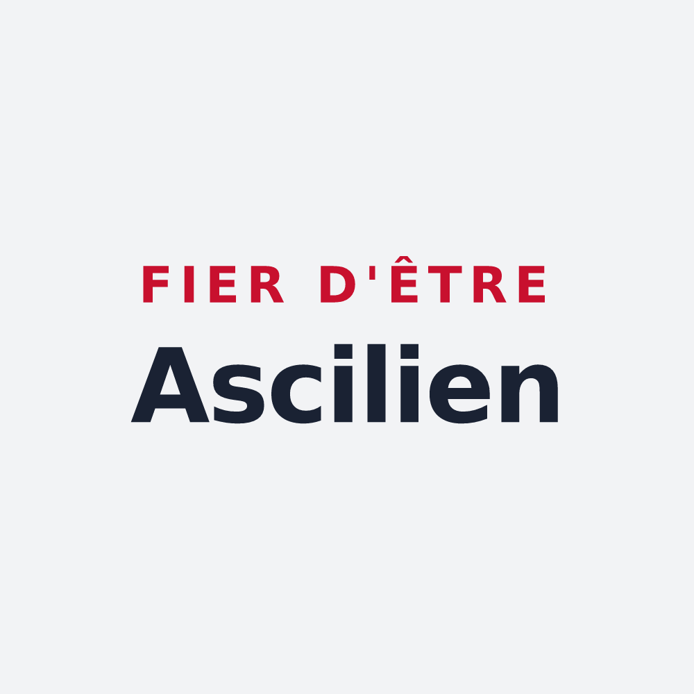 Poster « Fier d'être Ascilien » — design pour Ayzieu