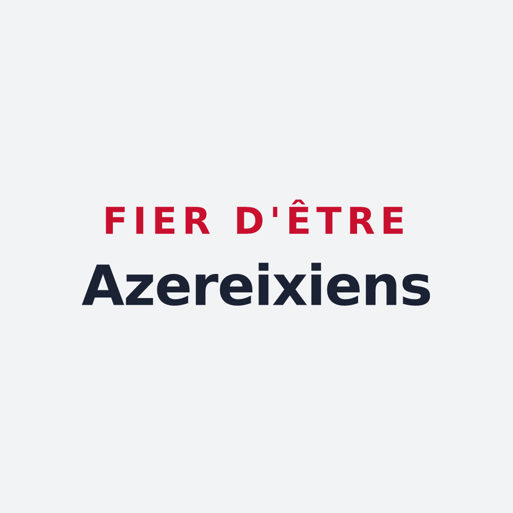 Poster « Fier d'être Azereixiens » — design pour Azereix