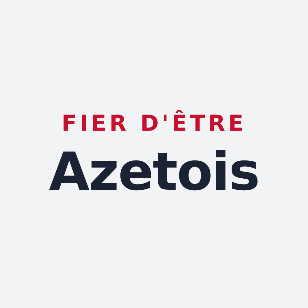 Poster « Fier d'être Azetois » — design pour Azet