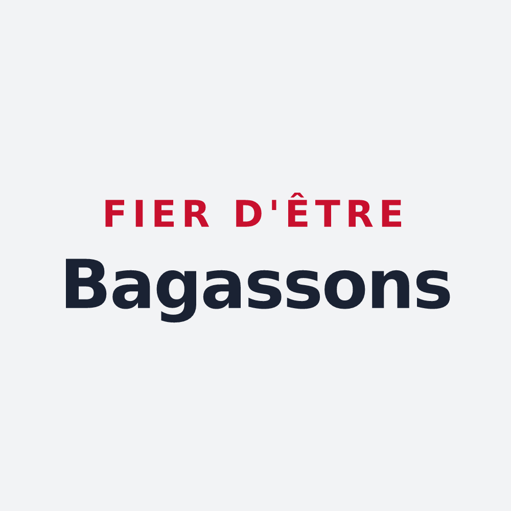 Poster « Fier d'être Bagassons » — design pour Bagas