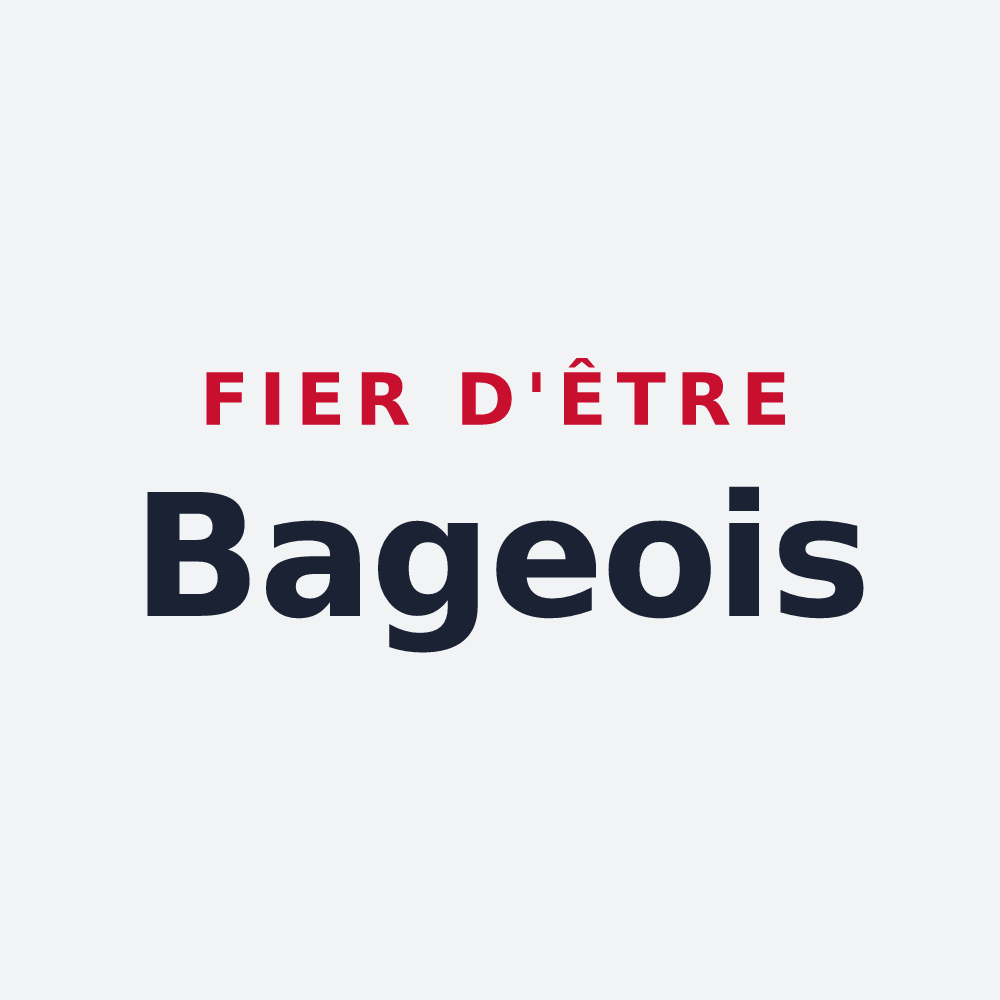 Poster « Fier d'être Bageois » — design pour Bages