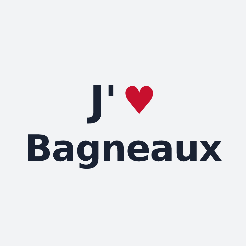 Poster personnalisé Bagneaux — design J'aime Bagneaux