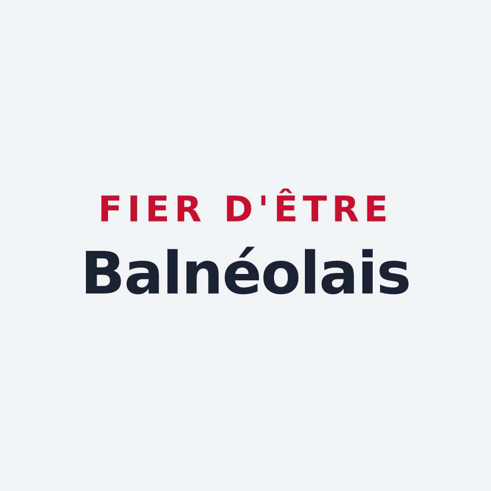 Poster « Fier d'être Balnéolais » — design pour Bagneux
