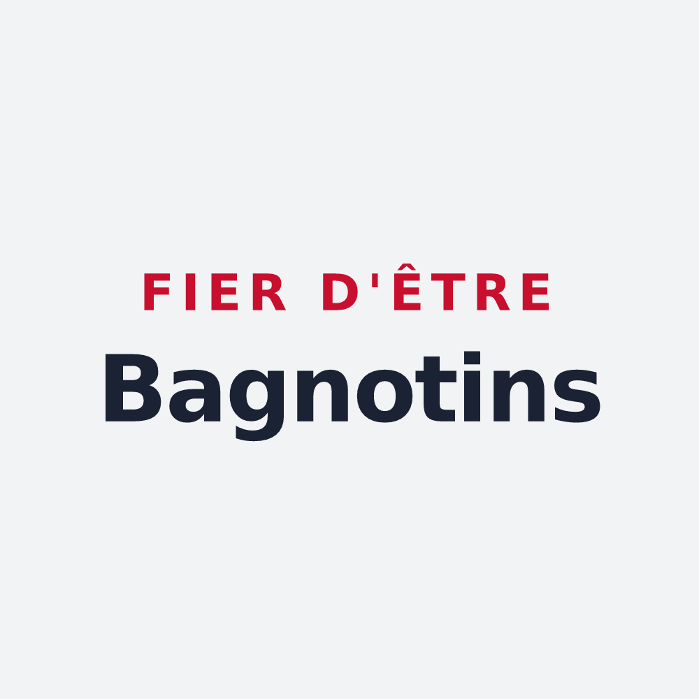 Poster « Fier d'être Bagnotins » — design pour Bagnot