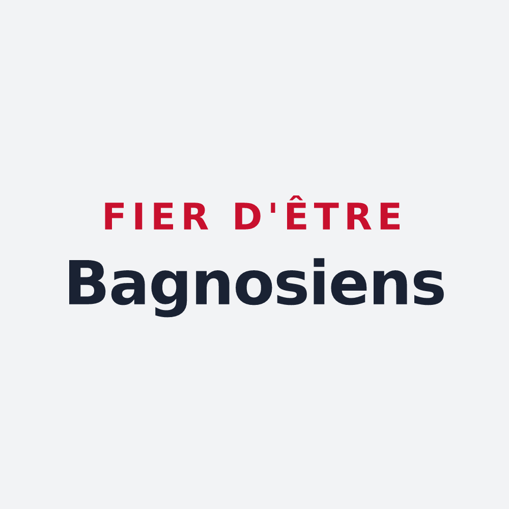 Poster « Fier d'être Bagnosiens » — design pour Baigneux-les-Juifs