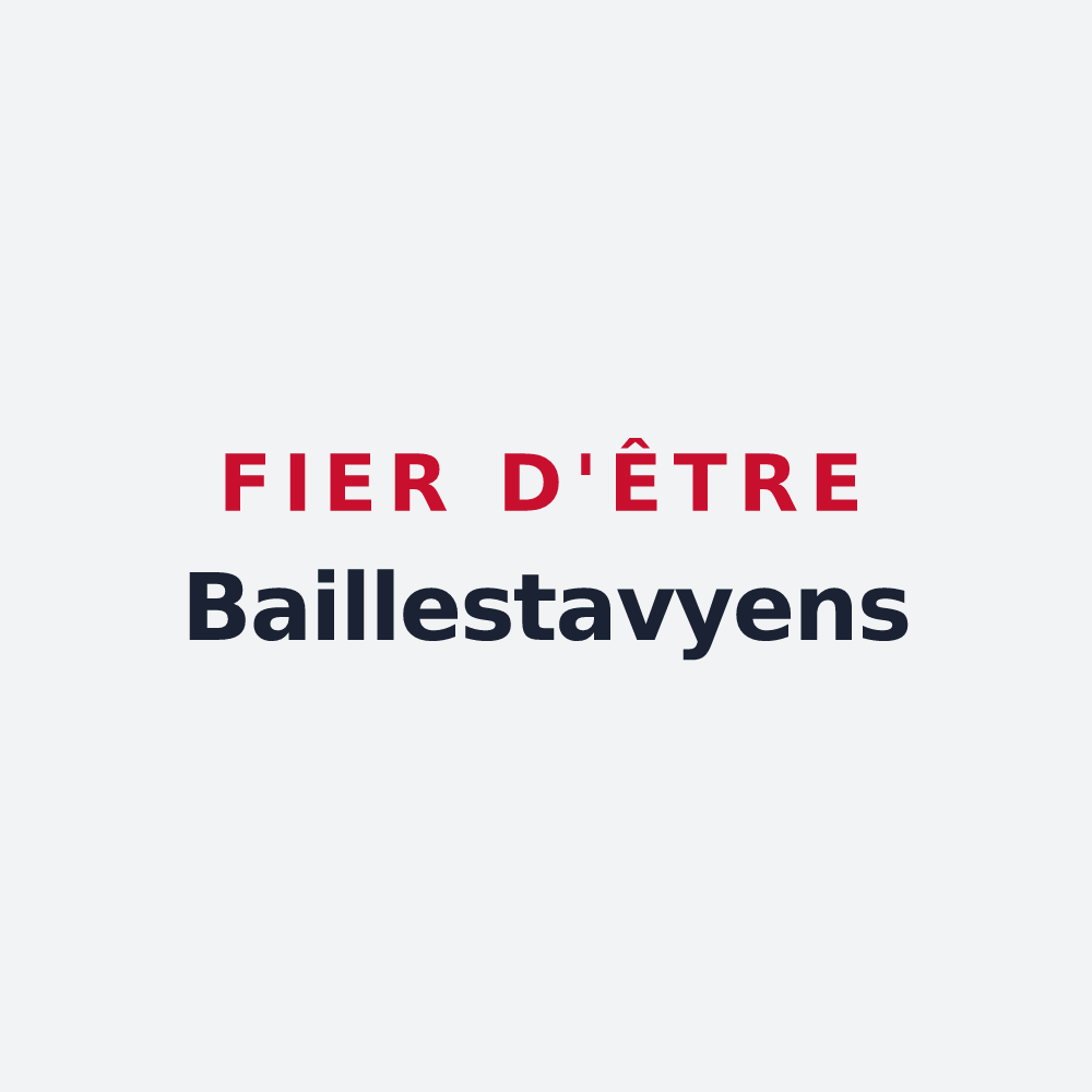 Poster « Fier d'être Baillestavyens » — design pour Baillestavy