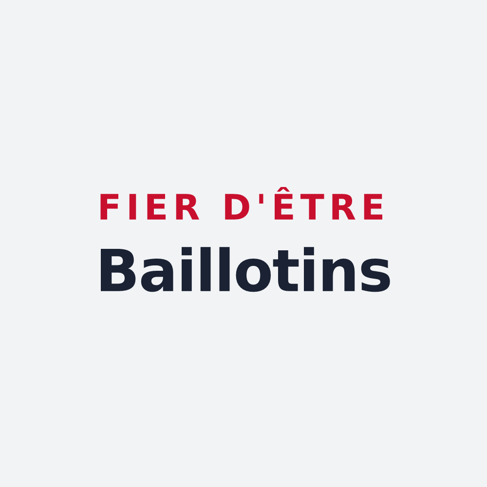 Poster « Fier d'être Baillotins » — design pour Bailleul
