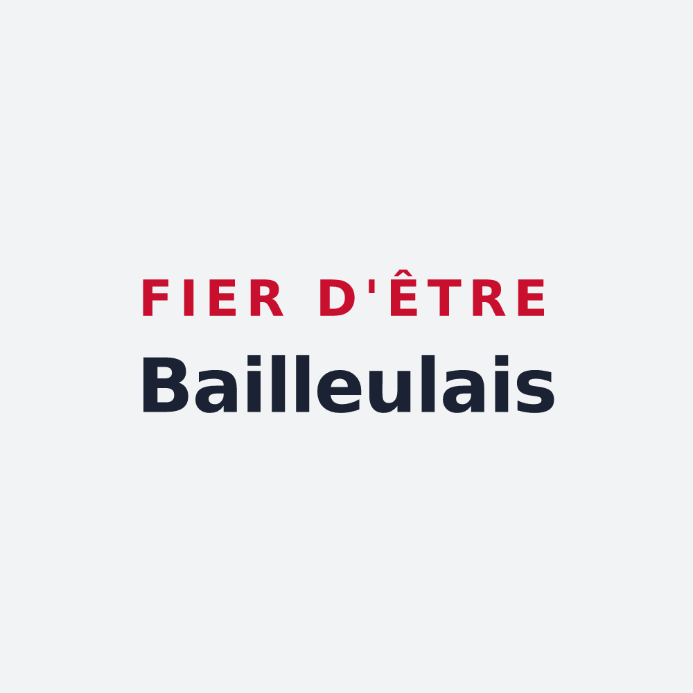 Poster « Fier d'être Bailleulais » — design pour Bailleul-Neuville