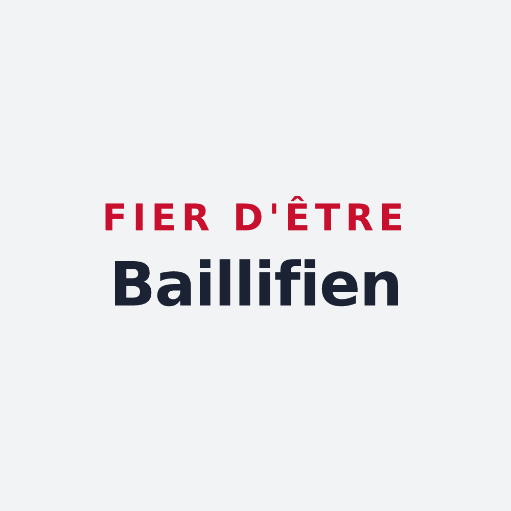 Poster « Fier d'être Baillifien » — design pour Baillif