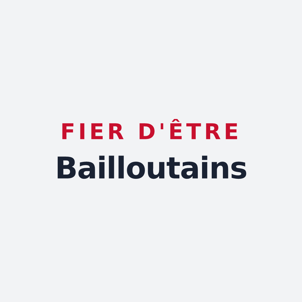 Poster « Fier d'être Bailloutains » — design pour Baillou