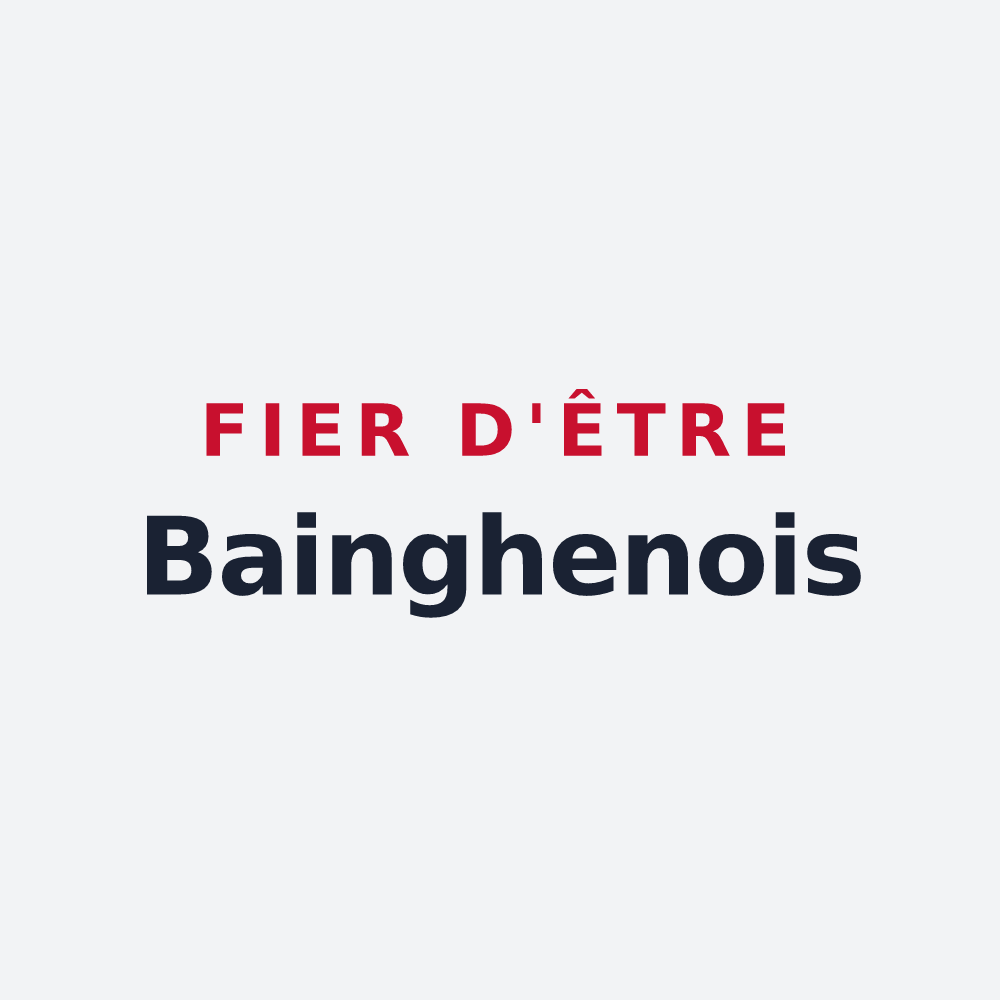 Poster « Fier d'être Bainghenois » — design pour Bainghen