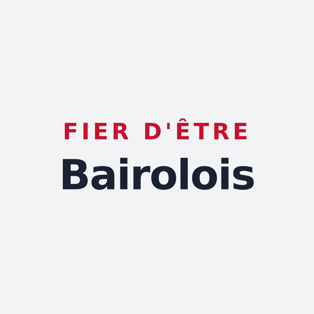 Poster « Fier d'être Bairolois » — design pour Bairols