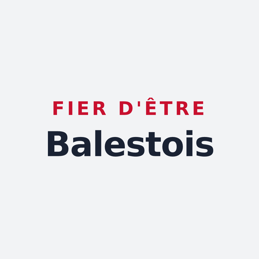 Poster « Fier d'être Balestois » — design pour Balesta