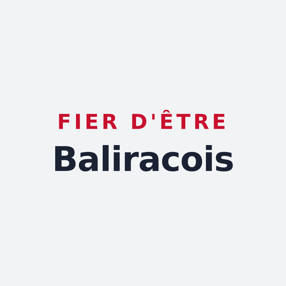 Poster « Fier d'être Baliracois » — design pour Baliracq-Maumusson