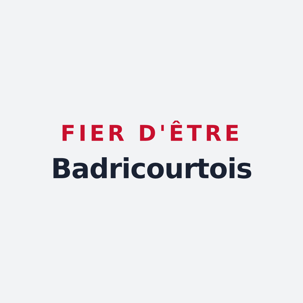 Poster « Fier d'être Badricourtois » — design pour Ballersdorf