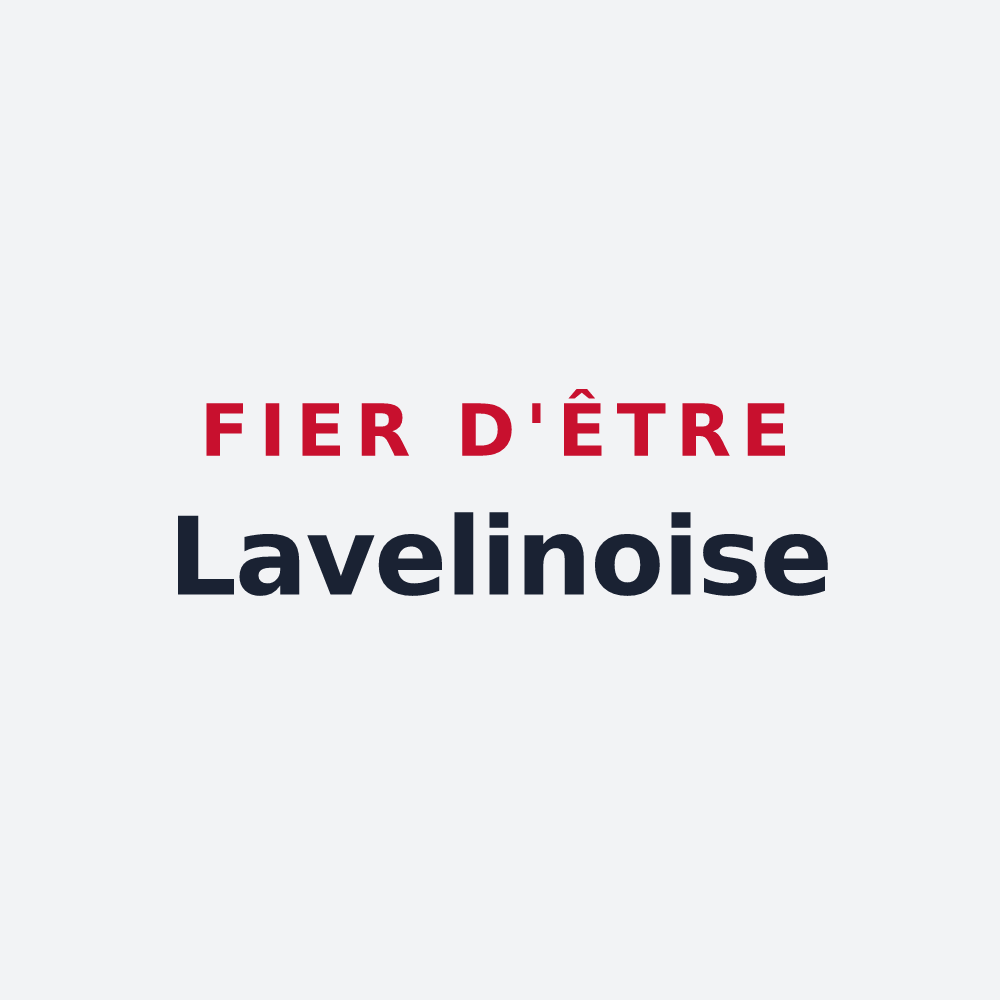 Poster « Fier d'être Lavelinoise » — design pour Ban-de-Laveline