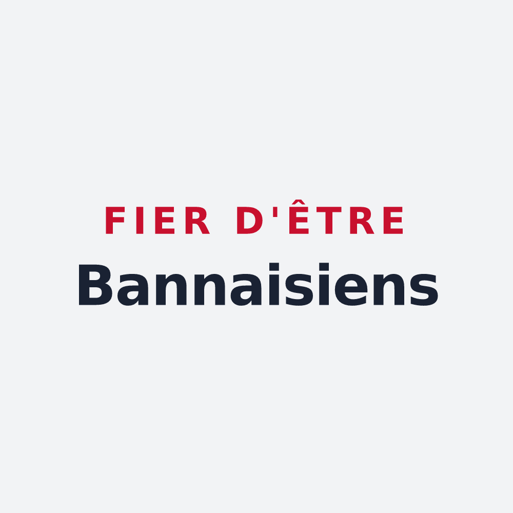 Poster « Fier d'être Bannaisiens » — design pour Bannay