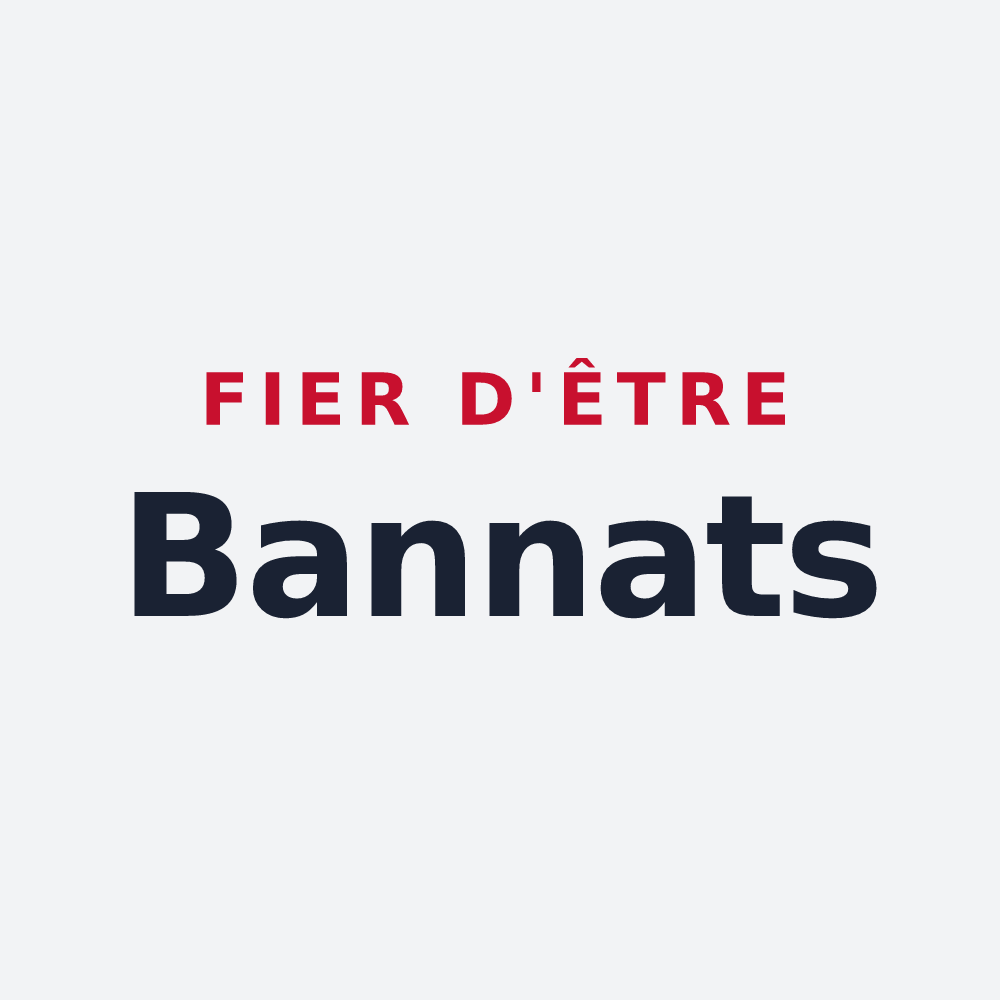 Poster « Fier d'être Bannats » — design pour Bannes