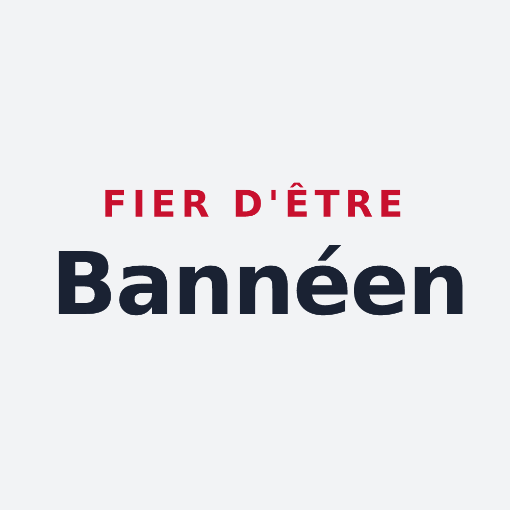 Poster « Fier d'être Bannéen » — design pour Bannes