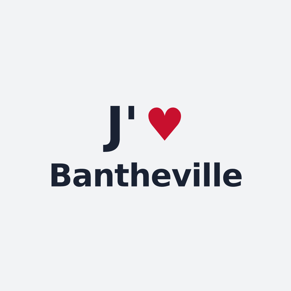 Poster personnalisé Bantheville — design J'aime Bantheville