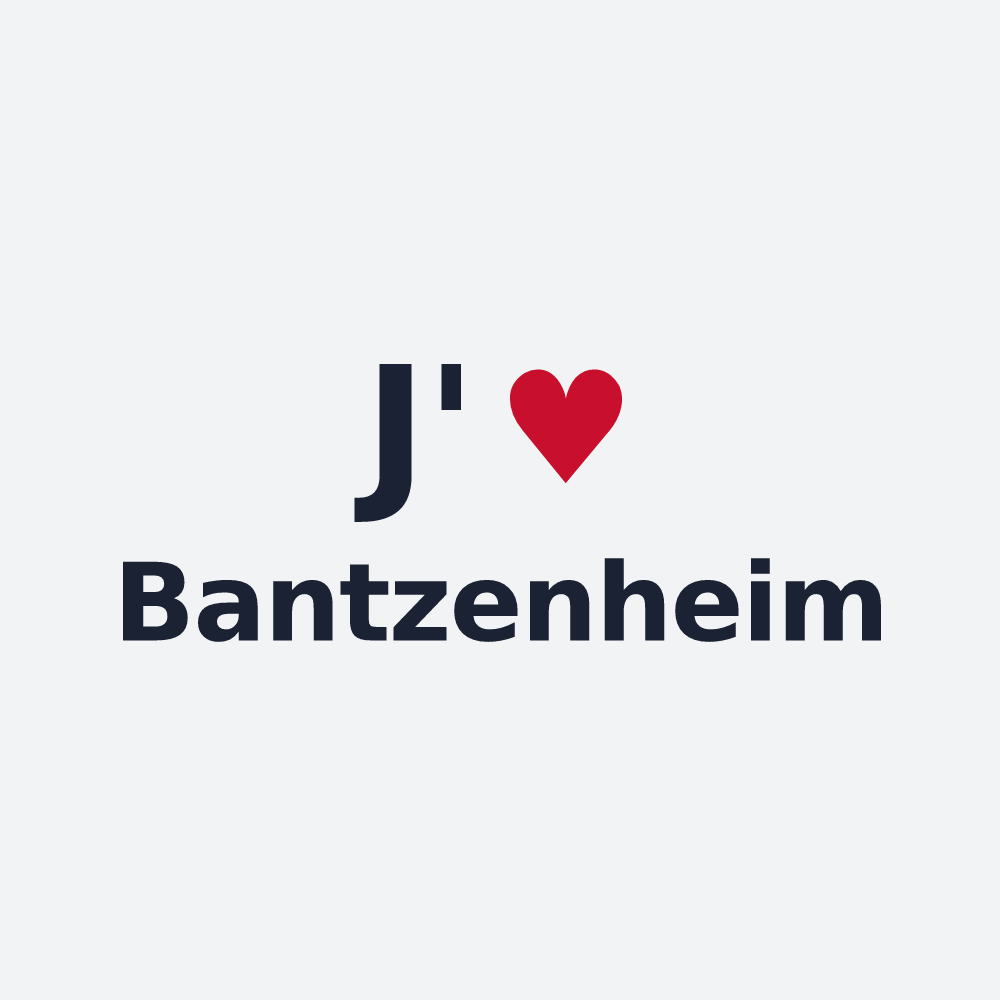 Poster personnalisé Bantzenheim — design J'aime Bantzenheim