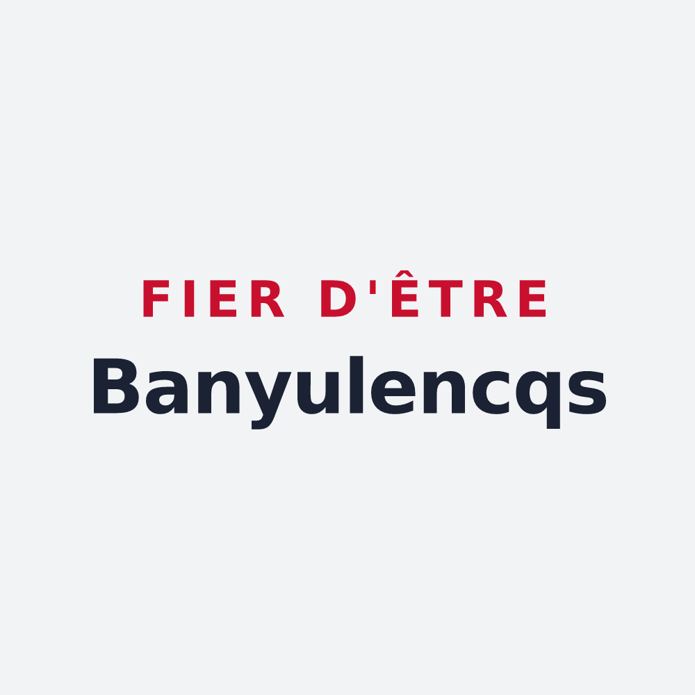 Poster « Fier d'être Banyulencqs » — design pour Banyuls-dels-Aspres