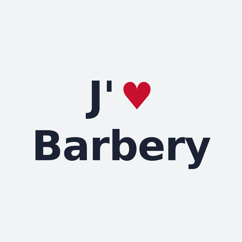 Poster personnalisé Barbery — design J'aime Barbery