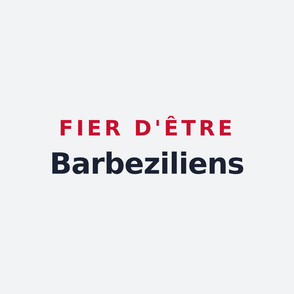 Poster « Fier d'être Barbeziliens » — design pour Barbezieux-Saint-Hilaire